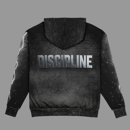 Wolf Gym Hoodie | Discipline | Heavyweight Lifting Hoodie for Bodybuilders