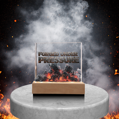 Forged Under Pressure | Acrylic Plaque