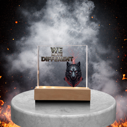 We Move Different | Acrylic Plaque v. 2