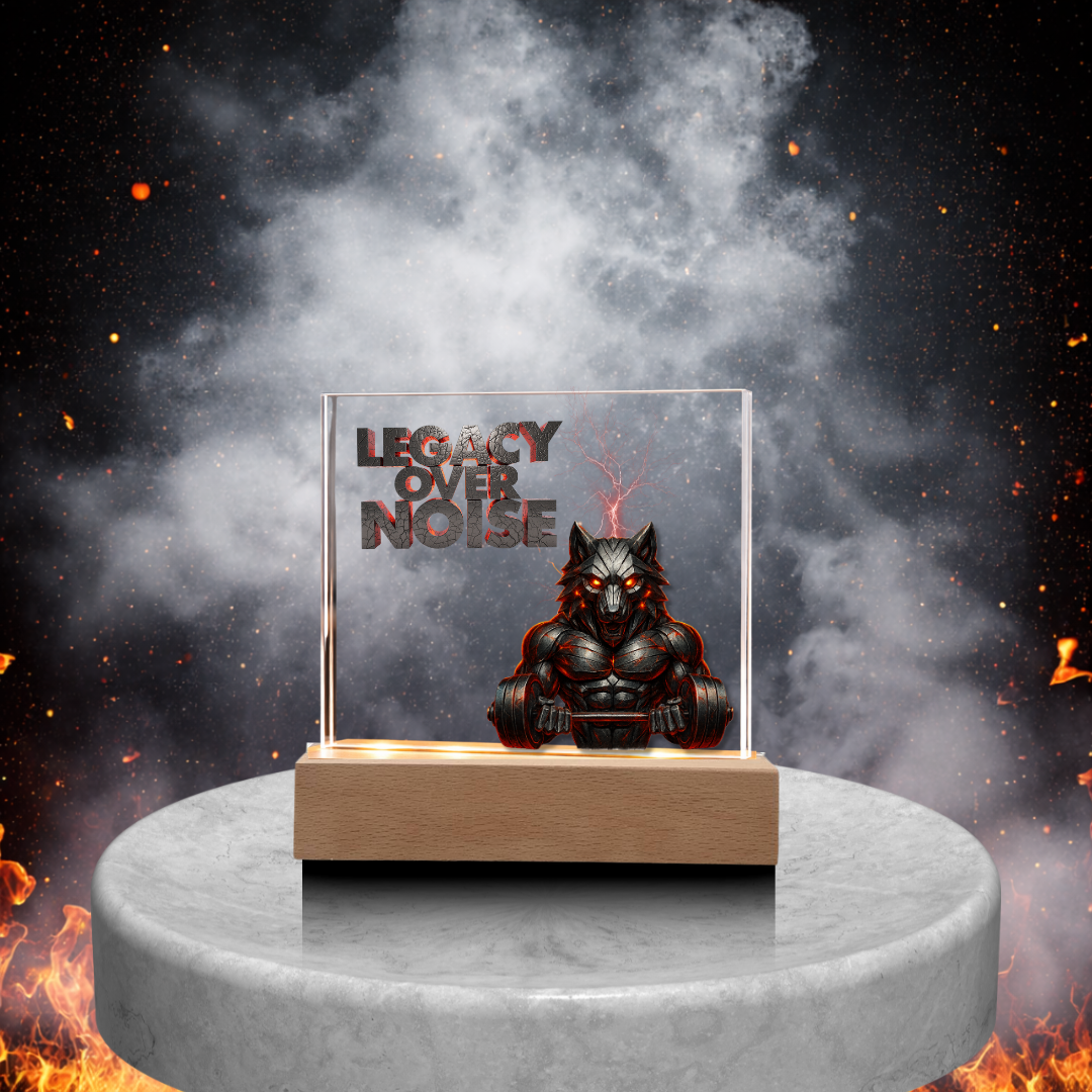 Legacy Over Noise | Acrylic Plaque