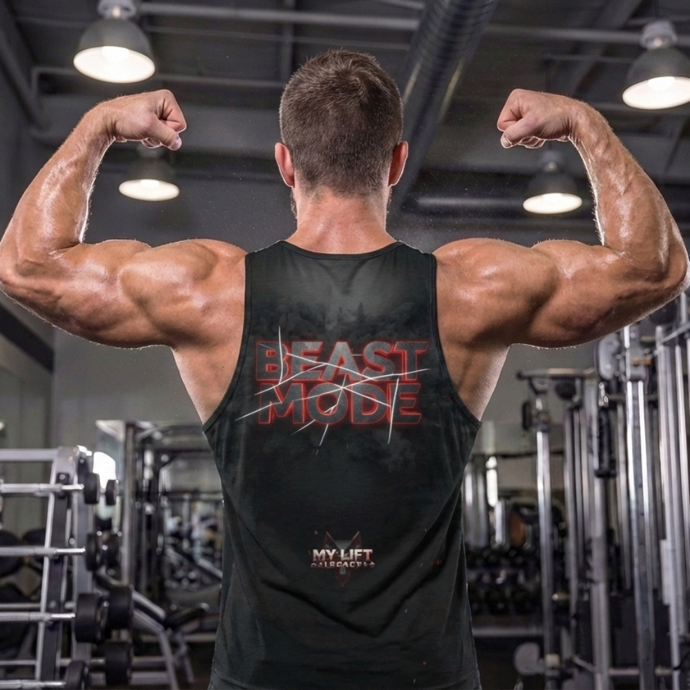 Beast Mode Wolf Shirt Flex Back 2