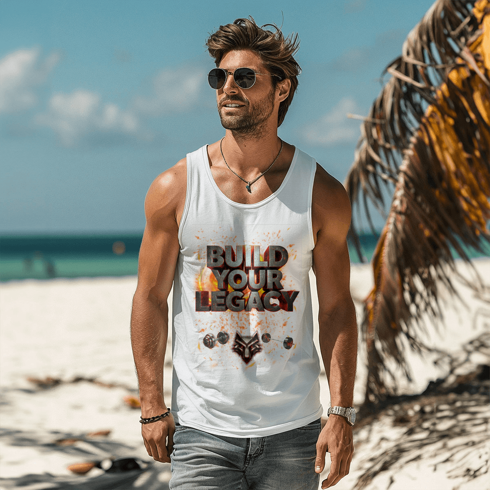 Build your Legacy Tank Shirt White