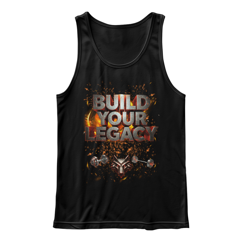Build your Legacy Tank Shirt Black Single