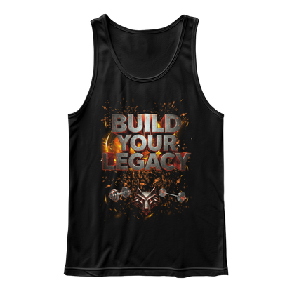 Build your Legacy Tank Shirt Black Single