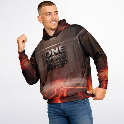 One More Rep OS Hoodie Front Single