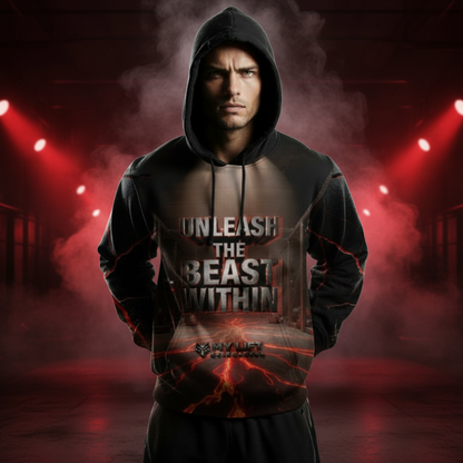 Unleash the Beast Red Lights Hoodie