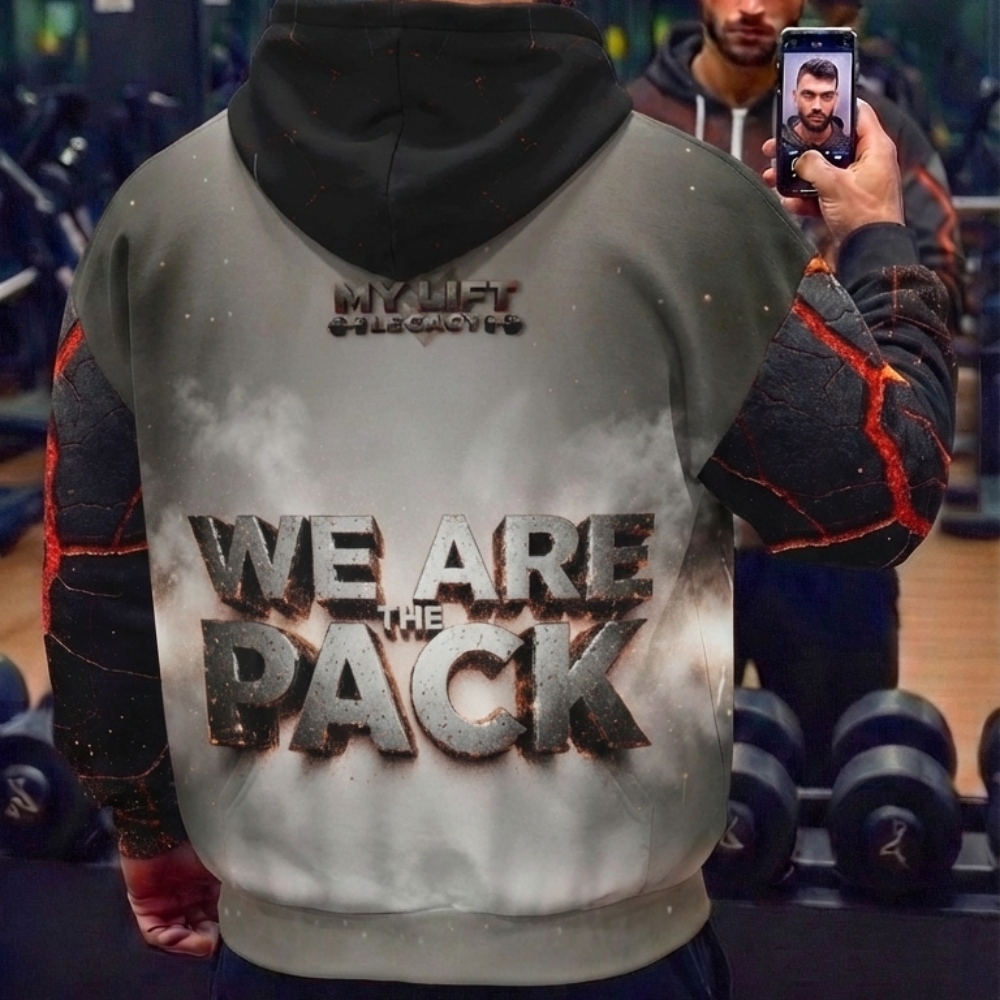 We are the Pack | Athletic Zip-Up Hoodie