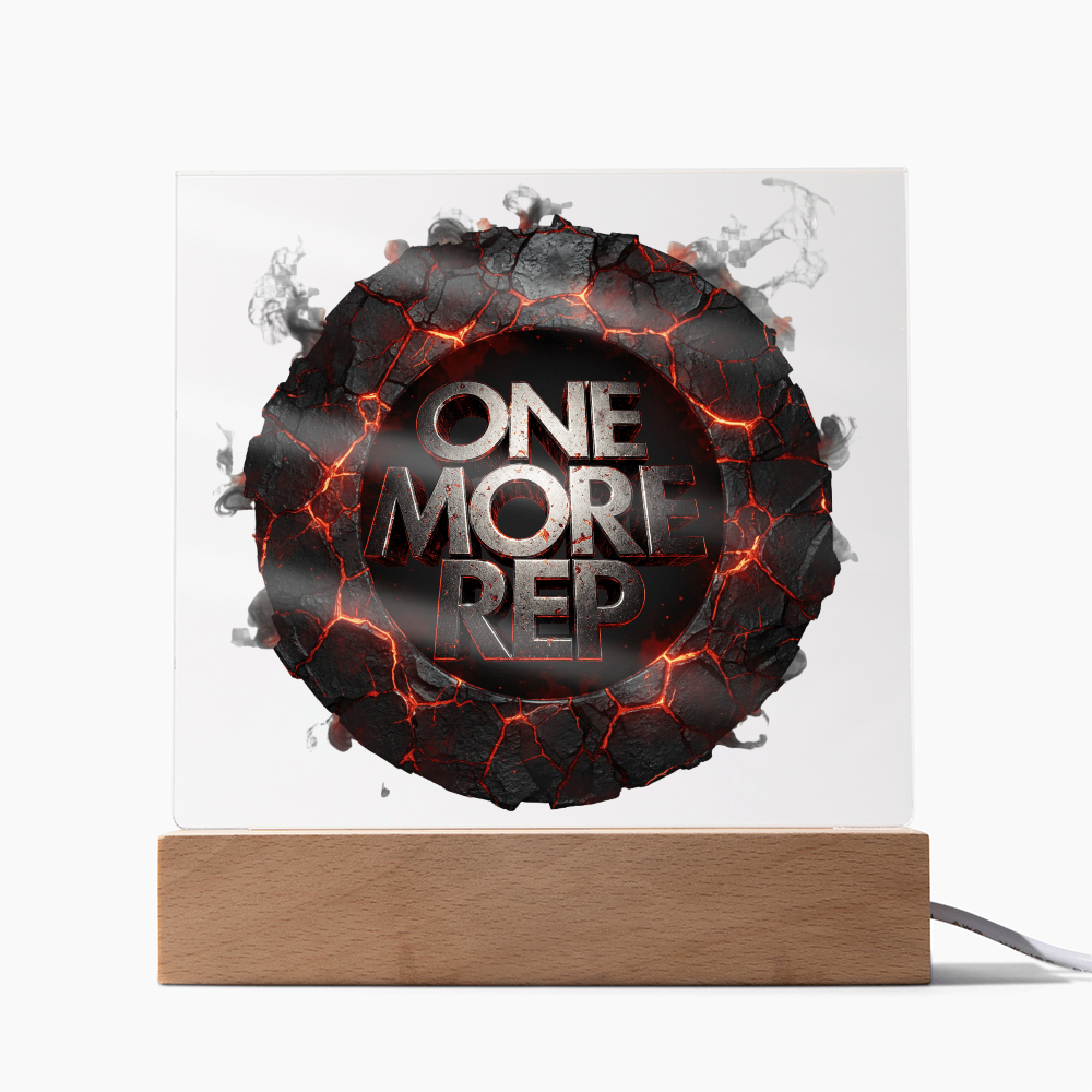 One More Rep | Acrylic Plaque