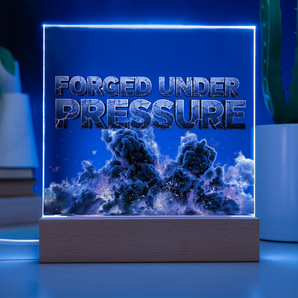 Forged Under Pressure | Acrylic Plaque