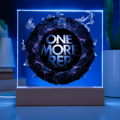 One More Rep | Acrylic Plaque