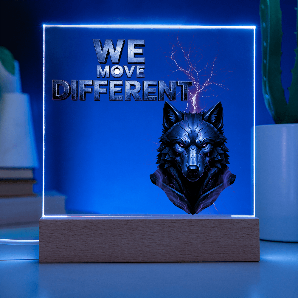 We Move Different | Acrylic Plaque v. 2