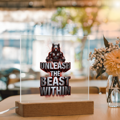 Unleash the Beast Within | Acrylic Plaque