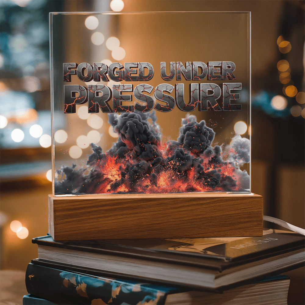 Forged Under Pressure | Acrylic Plaque