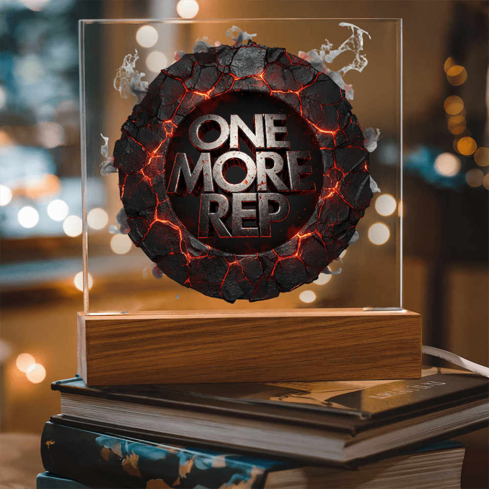 One More Rep | Acrylic Plaque