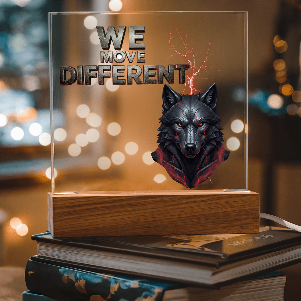 We Move Different | Acrylic Plaque v. 2