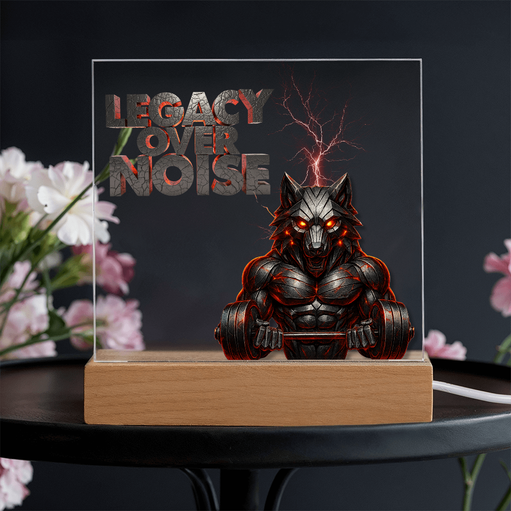 Legacy Over Noise | Acrylic Plaque
