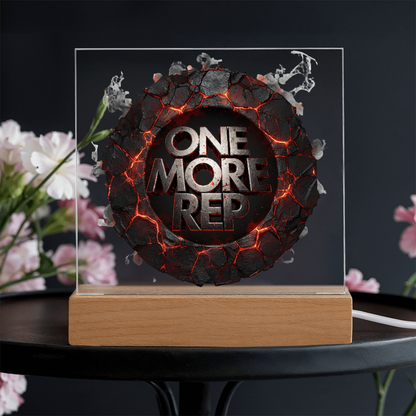 One More Rep | Acrylic Plaque
