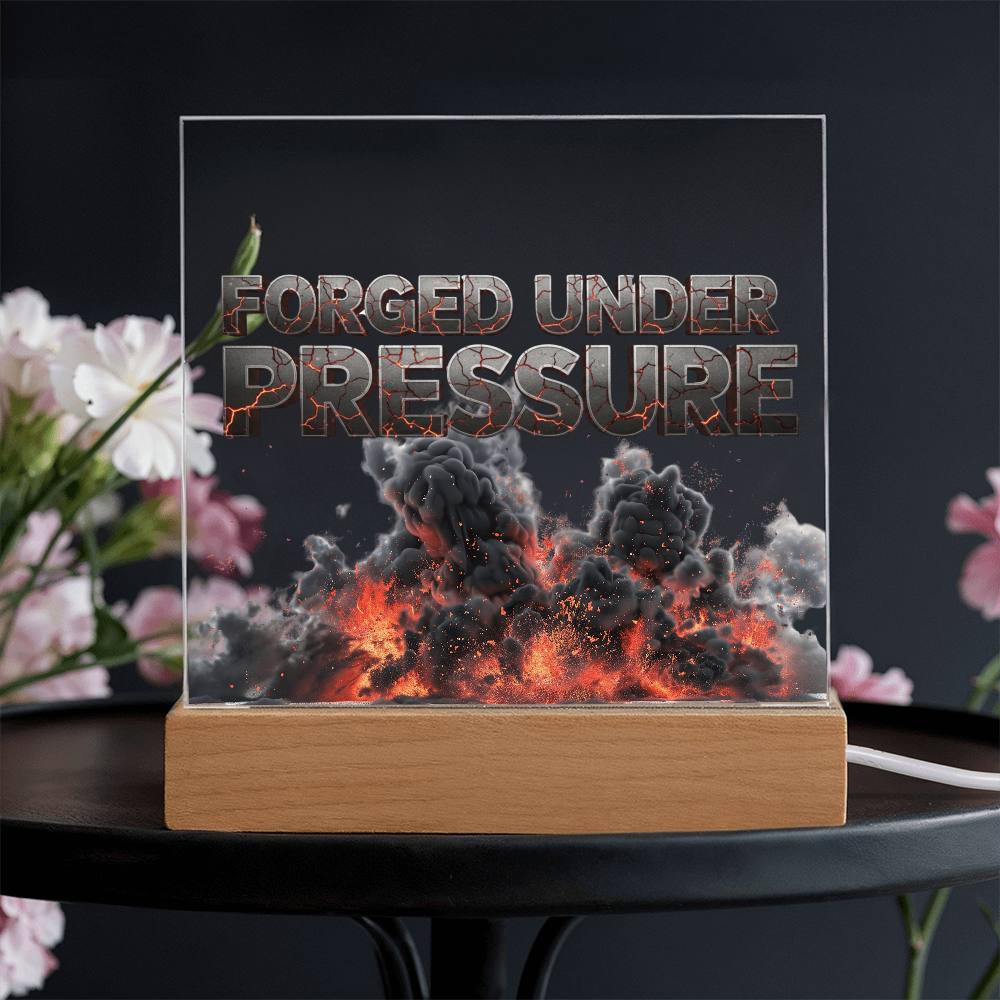 Forged Under Pressure | Acrylic Plaque