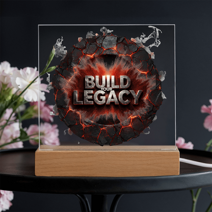 Build your Legacy | Acrylic Plaque