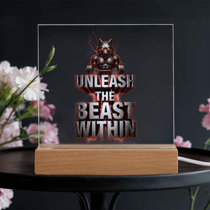 Unleash the Beast Within | Acrylic Plaque