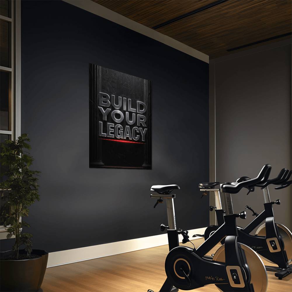 BUILD YOUR LEGACY | Legacy Metal Print