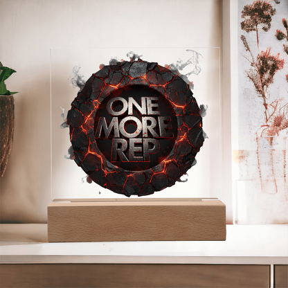 One More Rep | Acrylic Plaque