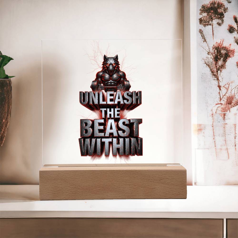 Unleash the Beast Within | Acrylic Plaque