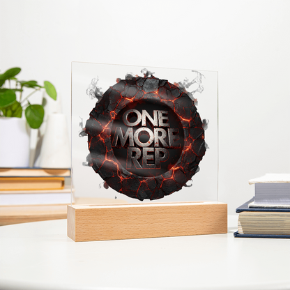 One More Rep | Acrylic Plaque