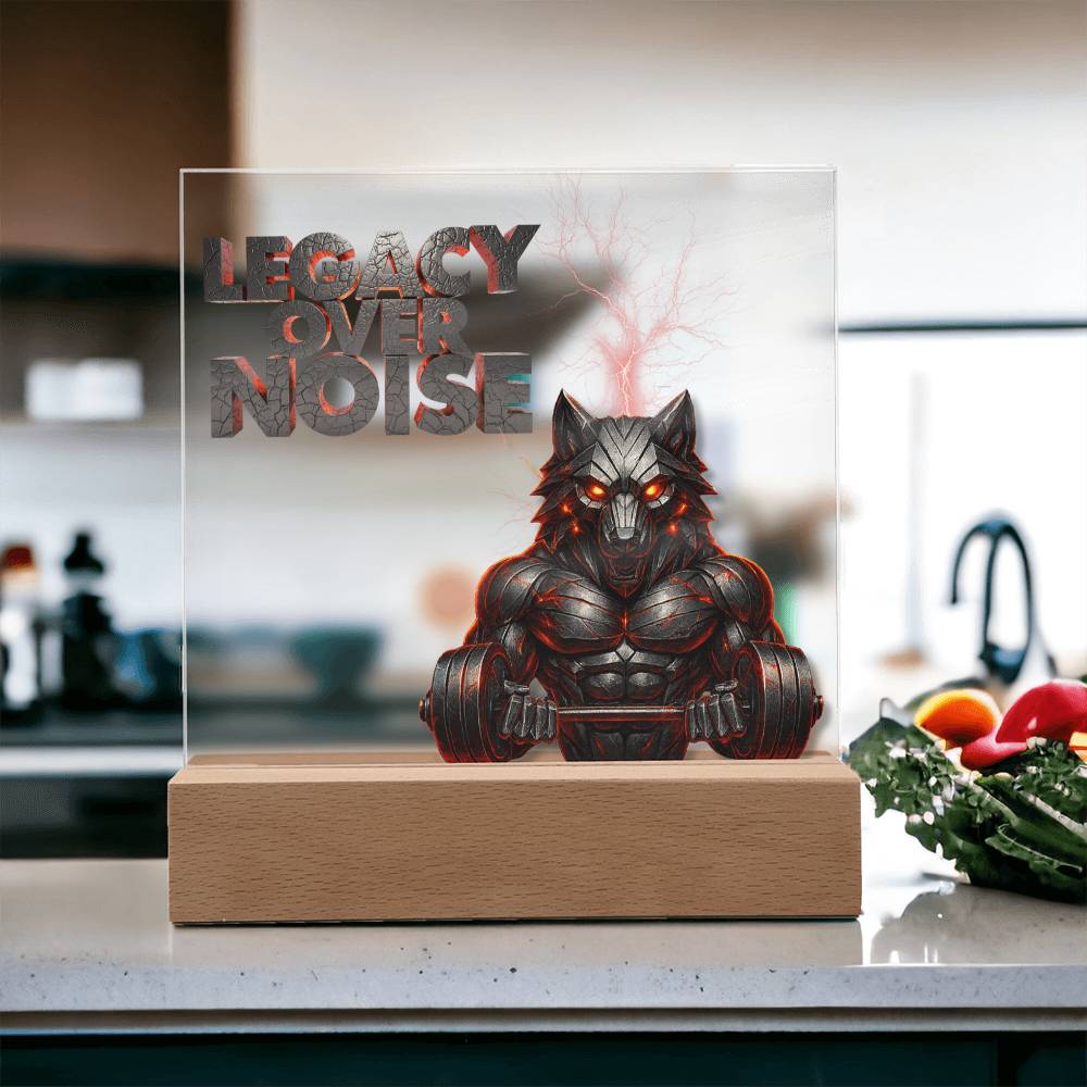 Legacy Over Noise | Acrylic Plaque