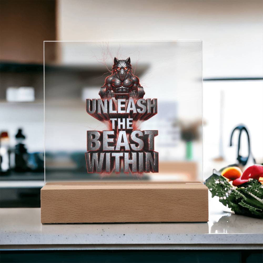 Unleash the Beast Within | Acrylic Plaque