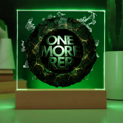 One More Rep | Acrylic Plaque
