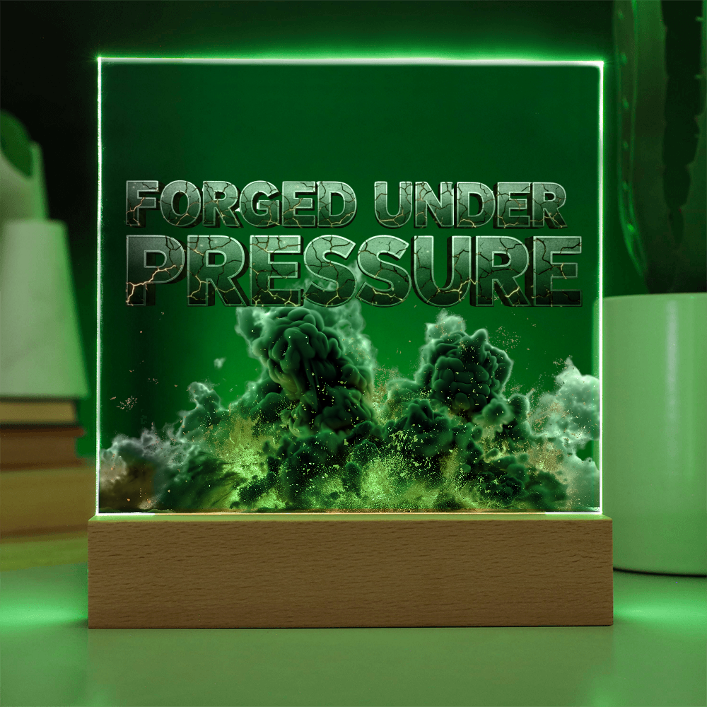 Forged Under Pressure | Acrylic Plaque