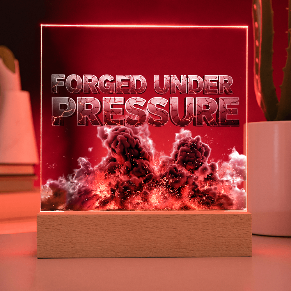 Forged Under Pressure | Acrylic Plaque