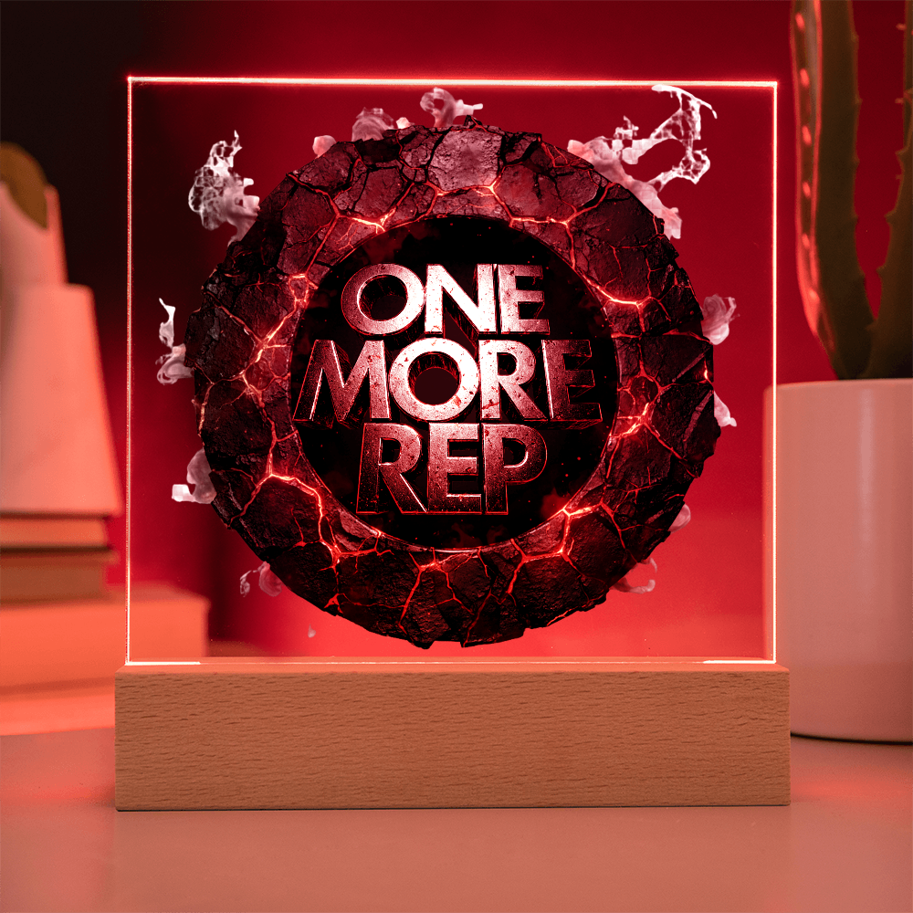 One More Rep | Acrylic Plaque