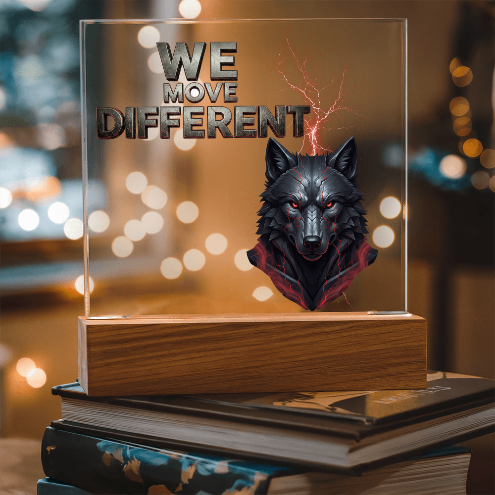 We Move Different | Acrylic Plaque v. 2