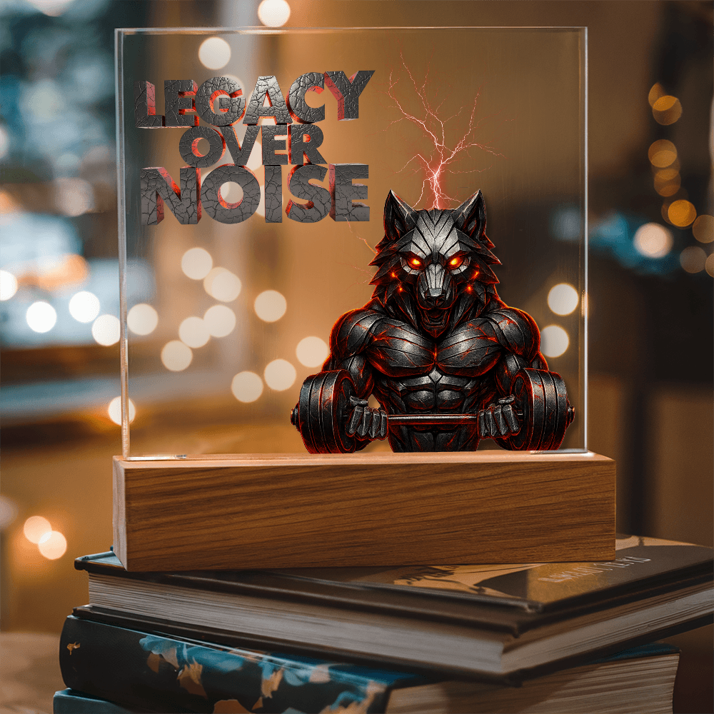 Legacy Over Noise | Acrylic Plaque
