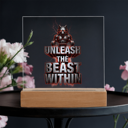 Unleash the Beast Within | Acrylic Plaque