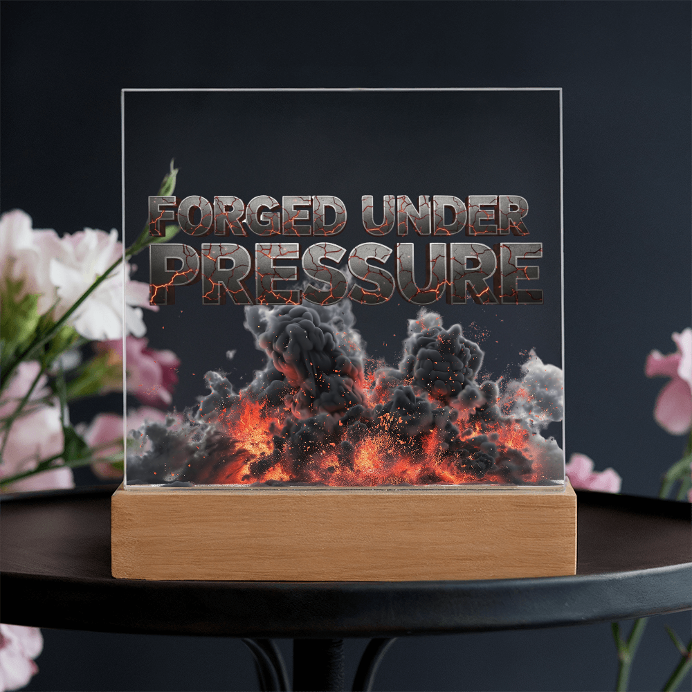 Forged Under Pressure | Acrylic Plaque