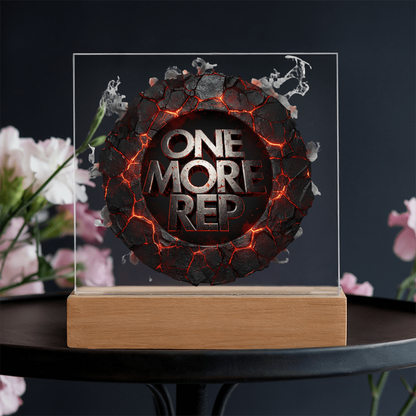 One More Rep | Acrylic Plaque